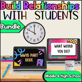 Preview of Building Relationships - Team Building - Morning Meeting - SEL - Bundle