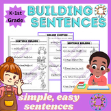 Sentence Building / Building sentences practice worksheets
