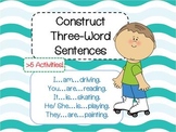 Building Sentences - 3 words | Sentence Structure | Senten