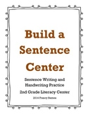 Building Sentences- A 2nd Grade Sentence and Handwriting L