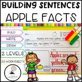Building Sentences Apple Facts for Kids | Kinder First Gra