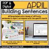 Building Sentences (April Edition) | PDF & DIGITAL for Dis