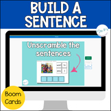 Building Sentences BOOM™️ Cards - Unscramble Sentences Task Cards