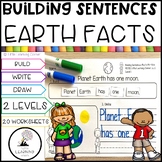 Building Sentences Earth Facts for Kids | Kindergarten Fir