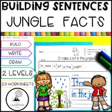 Building Sentences Jungle Facts for Kids | Kinder First Gr