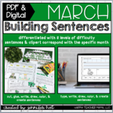 Building Sentences (March Edition) | PDF & DIGITAL for Dis