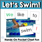 Summer Sentences at the Pocket Chart | Swimming