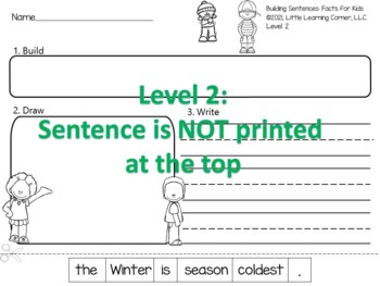 Building Sentences: Winter Facts for Kids by Little Learning Corner
