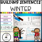 Building Sentences Winter Facts for Kids | Kindergarten Fi