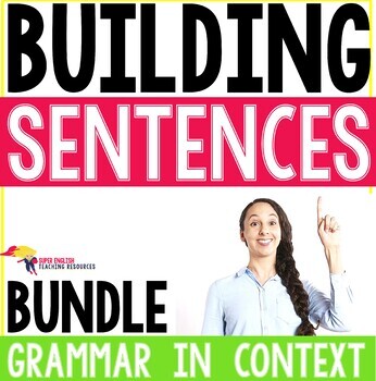 Preview of Building Sentences Word Cards ESL - Writing and Sentence Structure