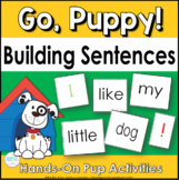 Pocket Chart Sentences | Go, Puppy!