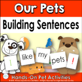 Pocket Chart Sentence Building | Our Pets
