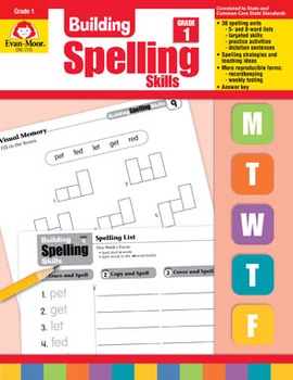 Preview of Building Spelling Skills, Grade 1 - Teacher's Edition, E-book