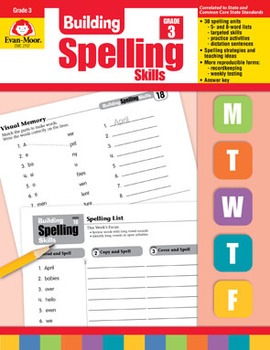 Preview of Building Spelling Skills, Grade 3 - Teacher's Edition, E-book
