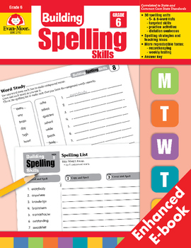 Preview of Building Spelling Skills, Grade 6 - Teacher's Edition, E-book