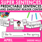 Spring Writing Activity Sentence Building & Sentence Writi