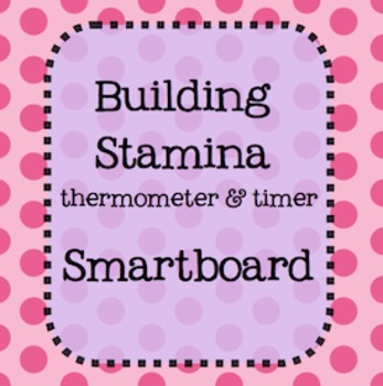 Preview of Building Stamina SmartBoard