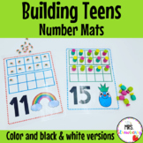 Building Teens Number Mats