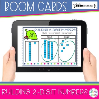 Preview of Building Tens and Ones 1st Grade Place Value | Digital Boom Cards