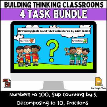 Preview of Building Thinking Classrooms 100 Chart, Decompose 10, Skip Counting & Fair Share