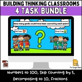 Building Thinking Classrooms 100 Chart, Decompose 10, Skip