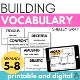 Building Vocabulary, Word of the Day or Words of the Week 