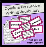 Persuasive Writing Vocabulary Study (Opinion Writing Vocab