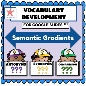 Preview of Building Vocabulary with Semantic Gradient: antonyms, synonyms, compare-contrast
