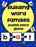 Word Families- puzzle piece game