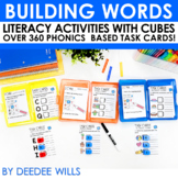 Word Building Hands On Learning Task Card for Literacy Centers