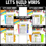Building Words Word Work Worksheets Bundle Part 2 Google C