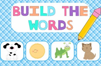 Preview of Building Words Flipchart for ActivInspire