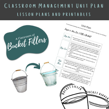 Preview of Building a Classroom of Kindness: The Bucket Filling Unit (Lesson One FREEBIE)