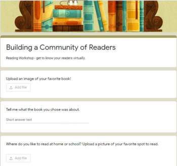 Preview of Building a Community of Readers Inventory