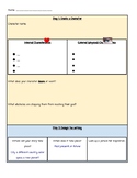 Building a Fictional Story (Graphic Organizer)
