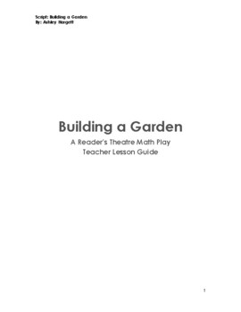 Preview of Building a Garden: Math Reader's Theatre PBL Activity (Teacher Version)