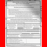 Building a Positive Identity Worksheet