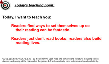 Preview of Building a Reading Life - SUPPLEMENT - Google Slides, PowerPoint, SMART, & PDF