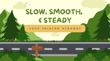 Preview of Building a SMOOTH SPEECH Highway: Fluency Lesson