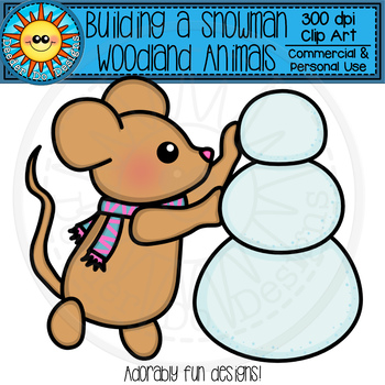 snowman clipart pictures of animals