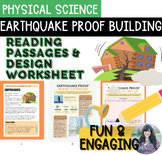 Building an Earthquake - Proof Building, Science Worksheet