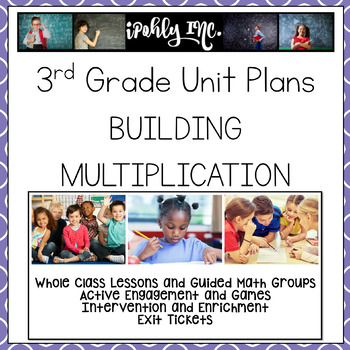 Preview of 3rd Lesson Plans Building Multiplication  3.4D 3.4E 3.4F 3.4K 3.5B 3.6C