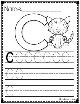 Building our Letter Recognition: All About the Letter C by Lodato's Loves