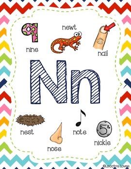 Building our Letter Recognition: All About the Letter N by Lodato's Loves