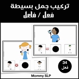 Building simple sentences in Arabic - cards