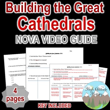 Building The Great Cathedrals Nova Video Guide Middle Ages - 