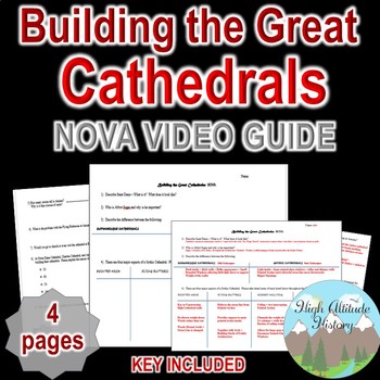 Preview of Building the Great Cathedrals NOVA Video Guide (Middle Ages)