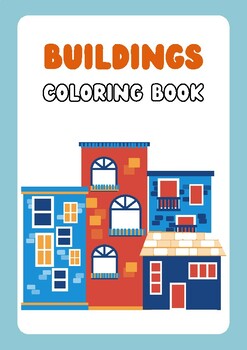 Preview of Buildings Coloring Book Free