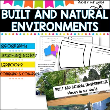 Preview of Built and Natural Environments- Activity or Distance Learning