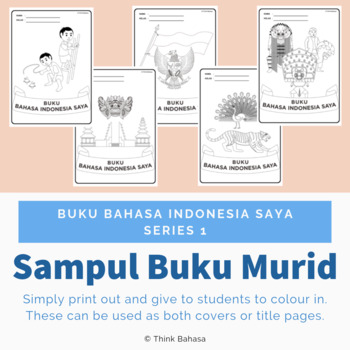  Buku Bahasa Indonesia Saya Book Covers Colouring Pages 